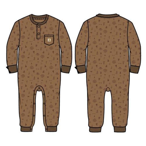 Carhartt Kids Long Sleeve Printed Camping Coverall