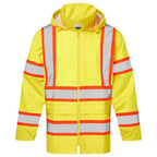 Portwest Hi-Vis X Back Contrast Tape Rain Jacket