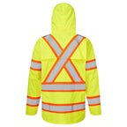 Portwest Hi-Vis X Back Contrast Tape Rain Jacket