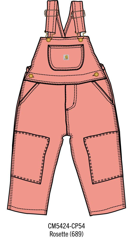 Carhartt Kids Loose Fit Canvas Bib Overall Infant
