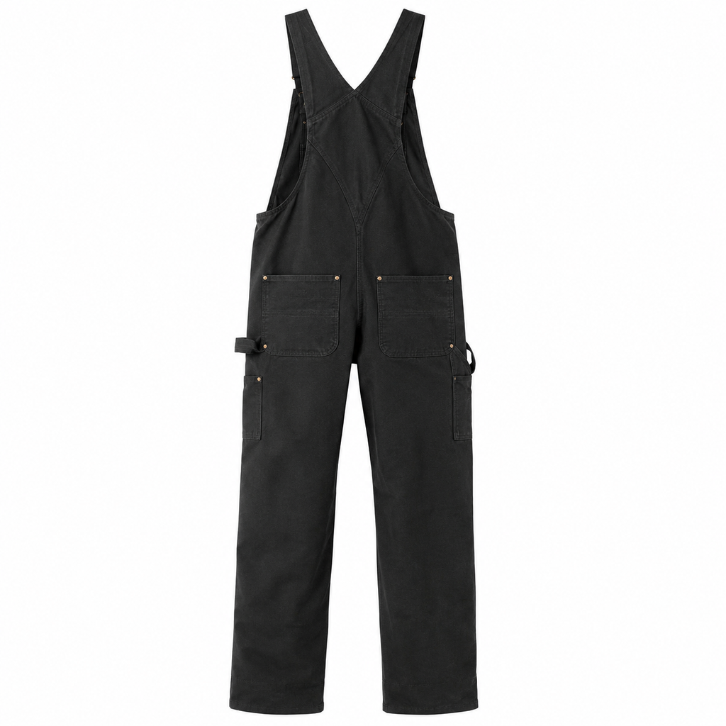 Carhart Relaxed Fit Duck Bib Overall - BLACK