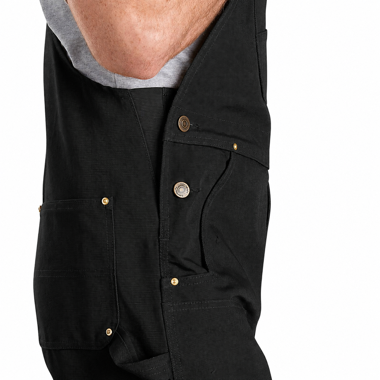 Carhart Relaxed Fit Duck Bib Overall - BLACK