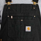 Carhart Relaxed Fit Duck Bib Overall - BLACK