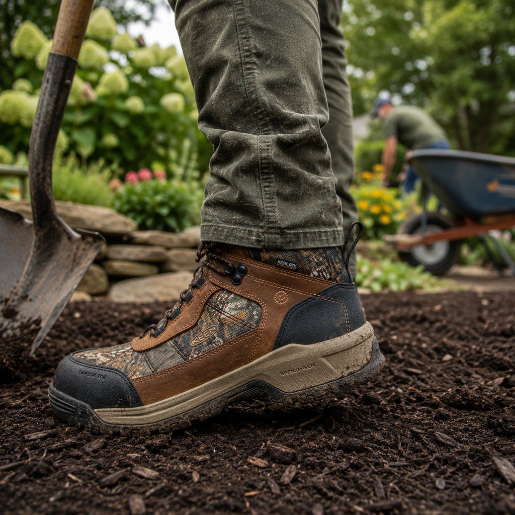 Keen Skokie Safety Toe Hiker Work Boot