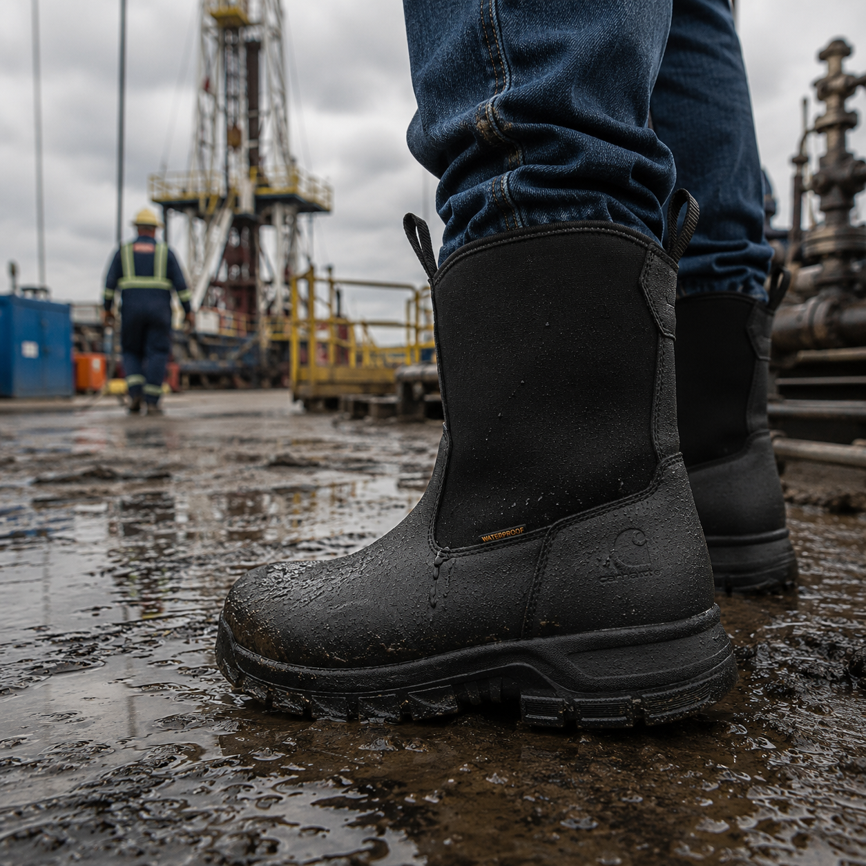 Carhartt Kentwood 9" Steel Toe Wellington Boot