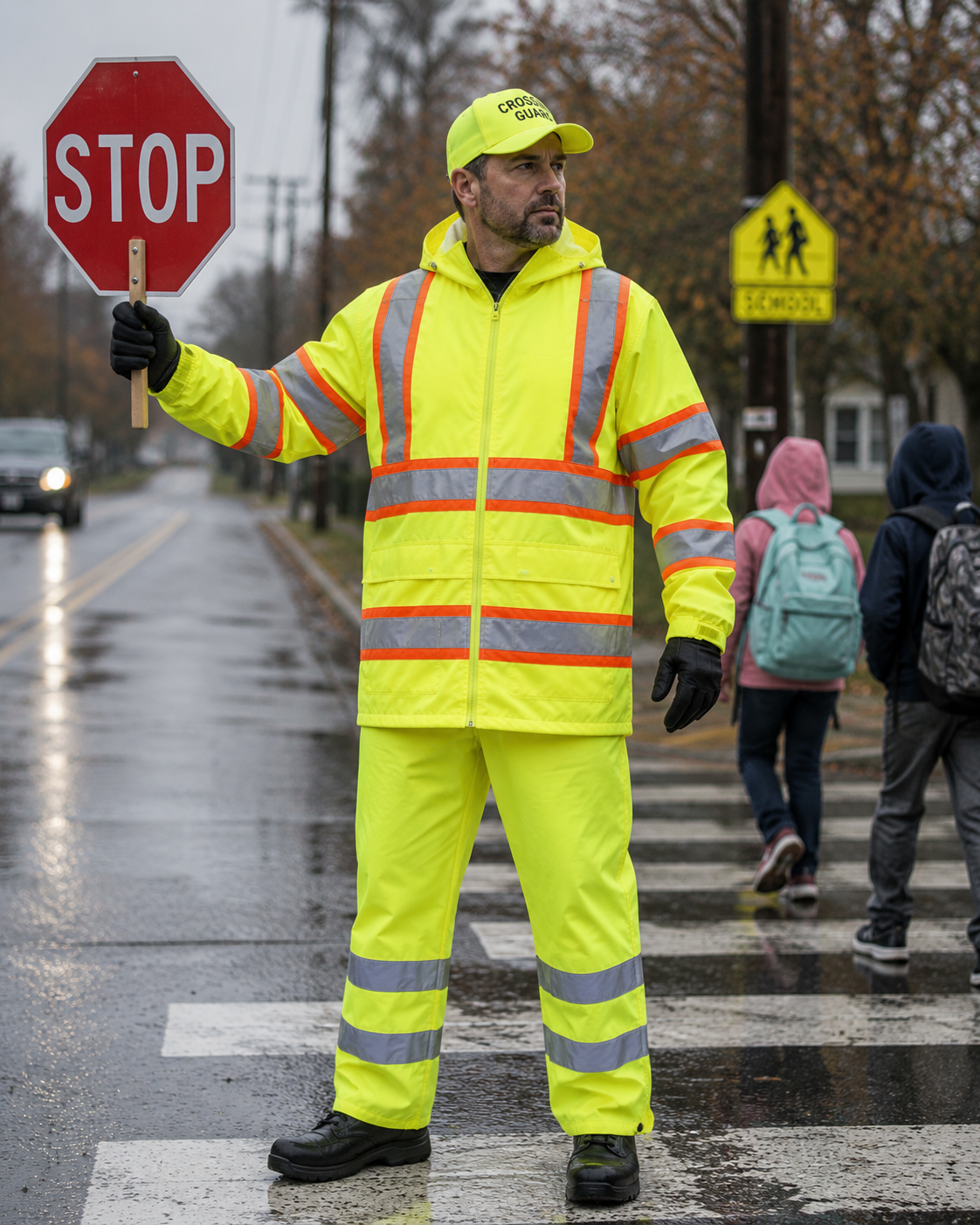 Portwest Hi-Vis Rain Pants