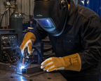 Portwest MIG Welders 320 Grain Leather Reinforced Gauntlet