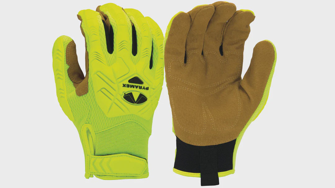 Pyramex Safety Synthetic TPR Leather Palm Glove
