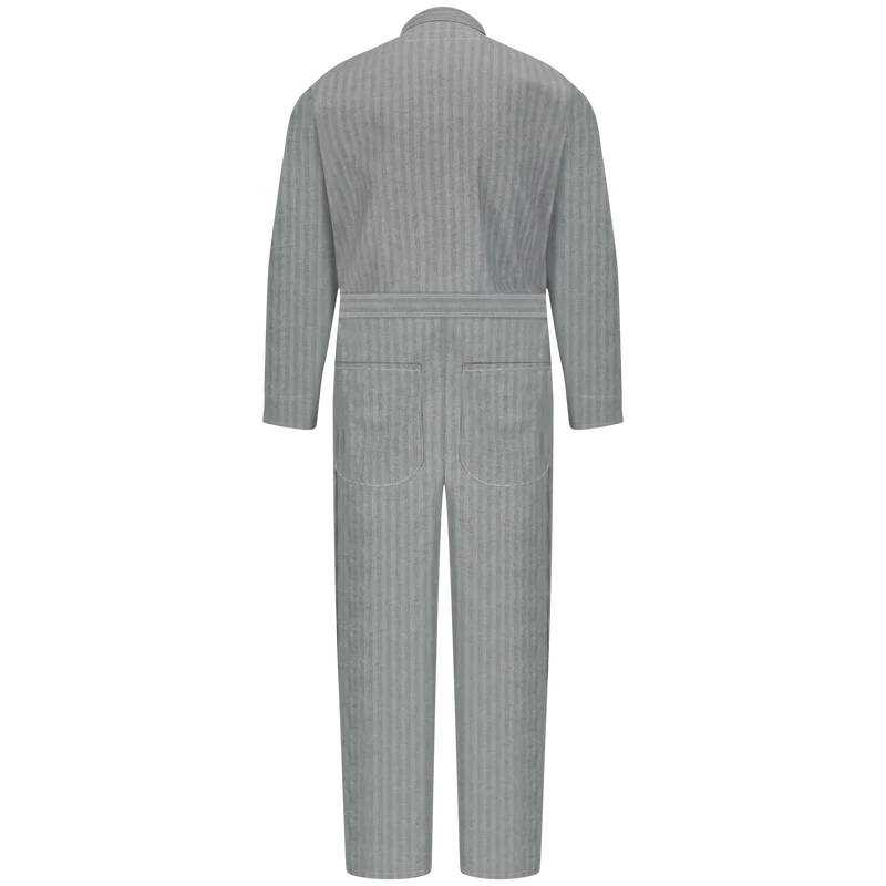 Red Kap Button-Front 100% Cotton Coveralls
