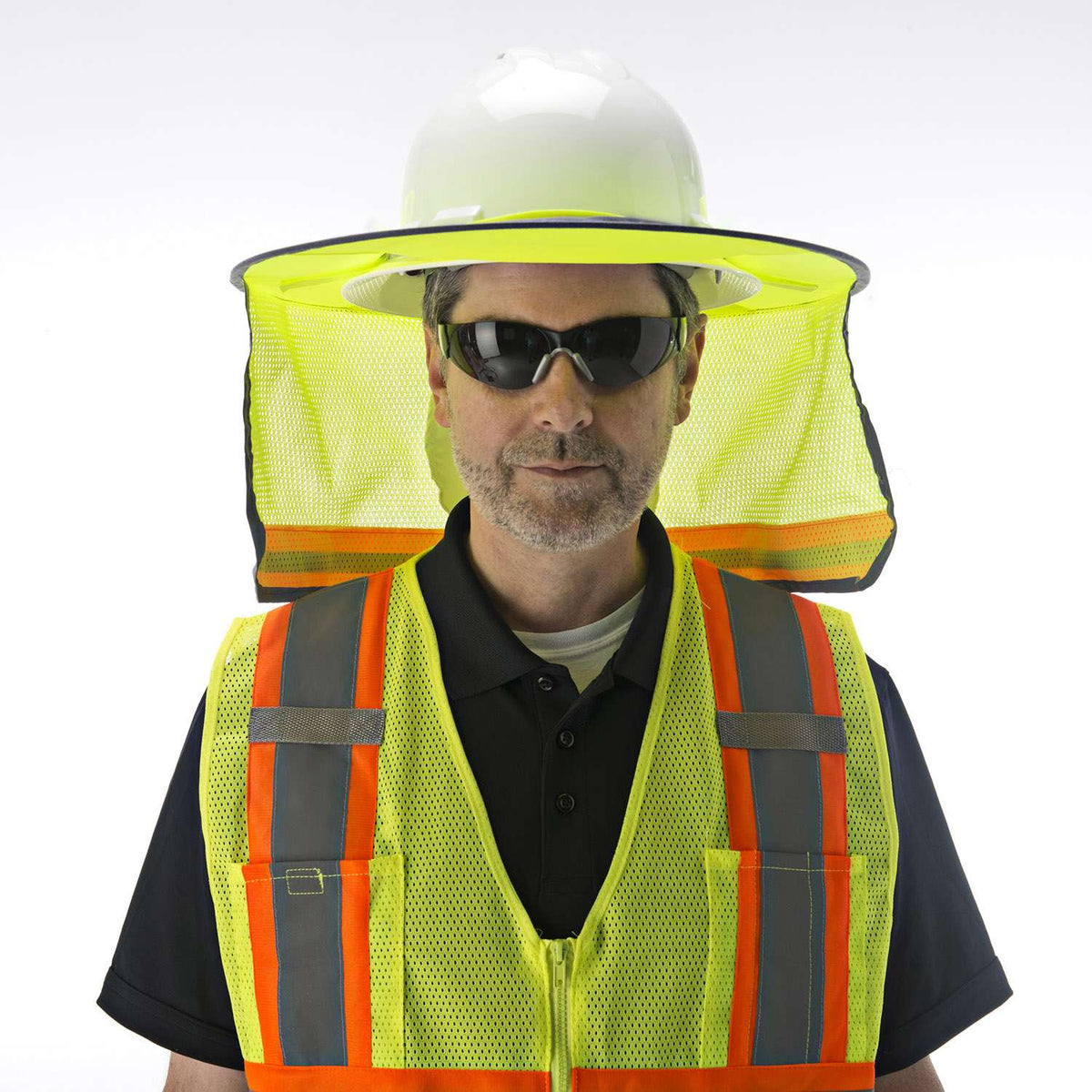Cordova Hi-Viz Lime Foldable Neck Shade