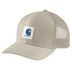 Carhartt Rugged Flex™ Oakland Rubber Patch Cap — Cobblestone, product view