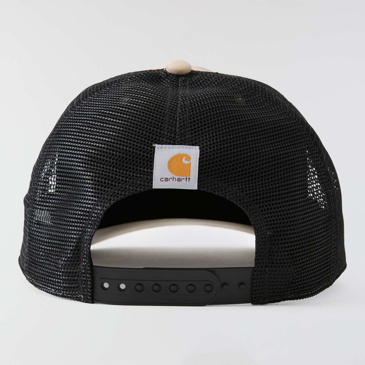 Carhartt 107342 Oakland Built To Last Camo Cap — Fossil Tan Camo, rear view