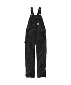 Carhart Relaxed Fit Duck Bib Overall - BLACK