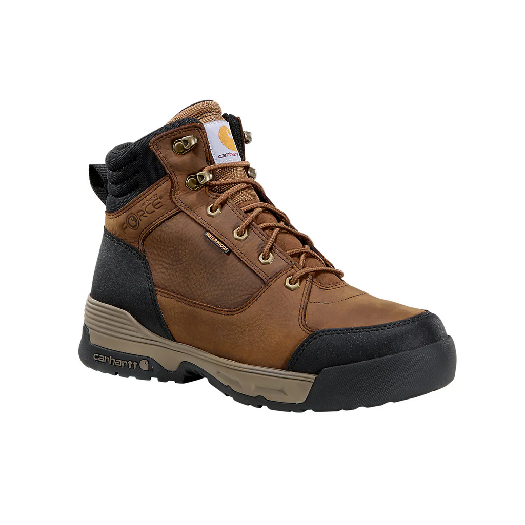 Carhartt Force HD 6" Waterproof Composite Toe Work Boot - Brown