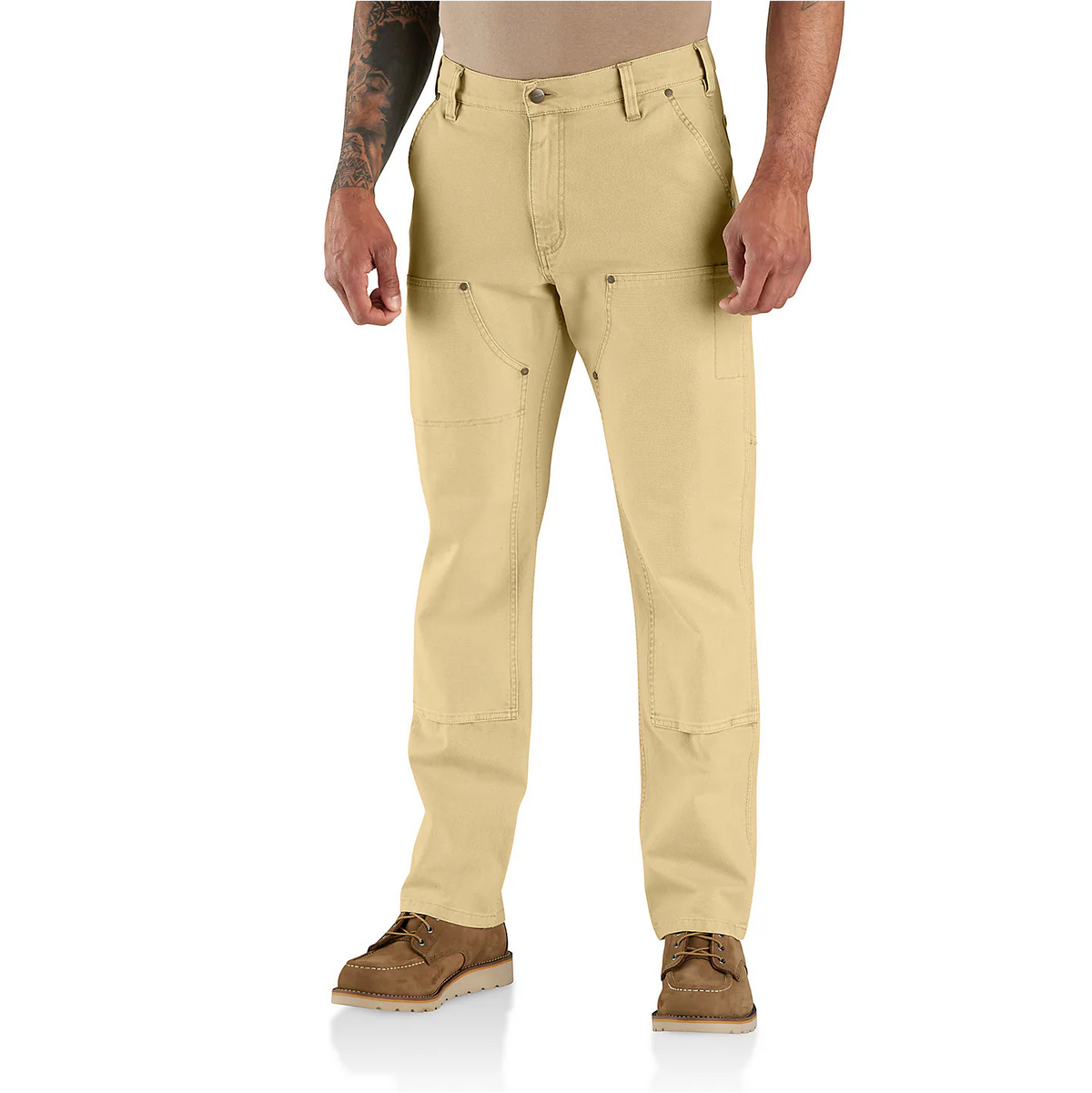 Carhartt Relaxed Straight Rugged Flex® Dyed Duck Double-Front Dungaree