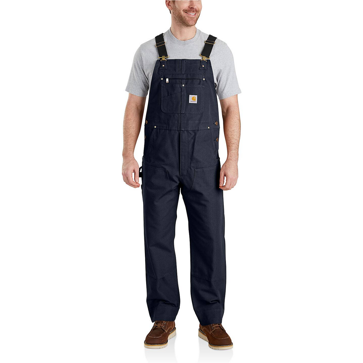 Carhartt Relaxed Fit Duck Bib Overall - NAVY