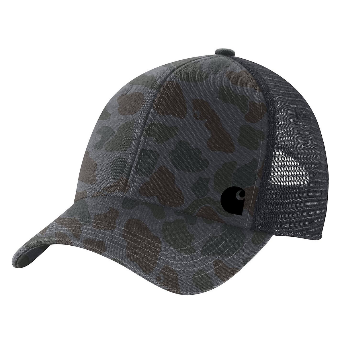 Carhartt Canvas Mesh-Back Camo Cap