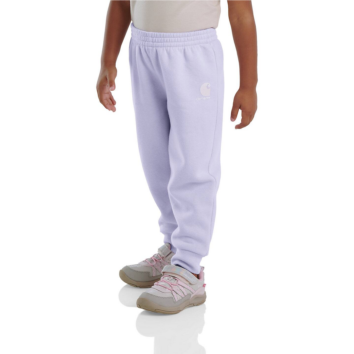 Girls' Elastic Waistband Logo Sweatpants