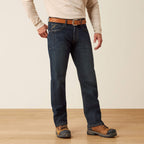 Ariat Rebar M4 Relaxed DuraStretch Basic Stackable Straight Leg Jean — Blackstone, manufacturer product image