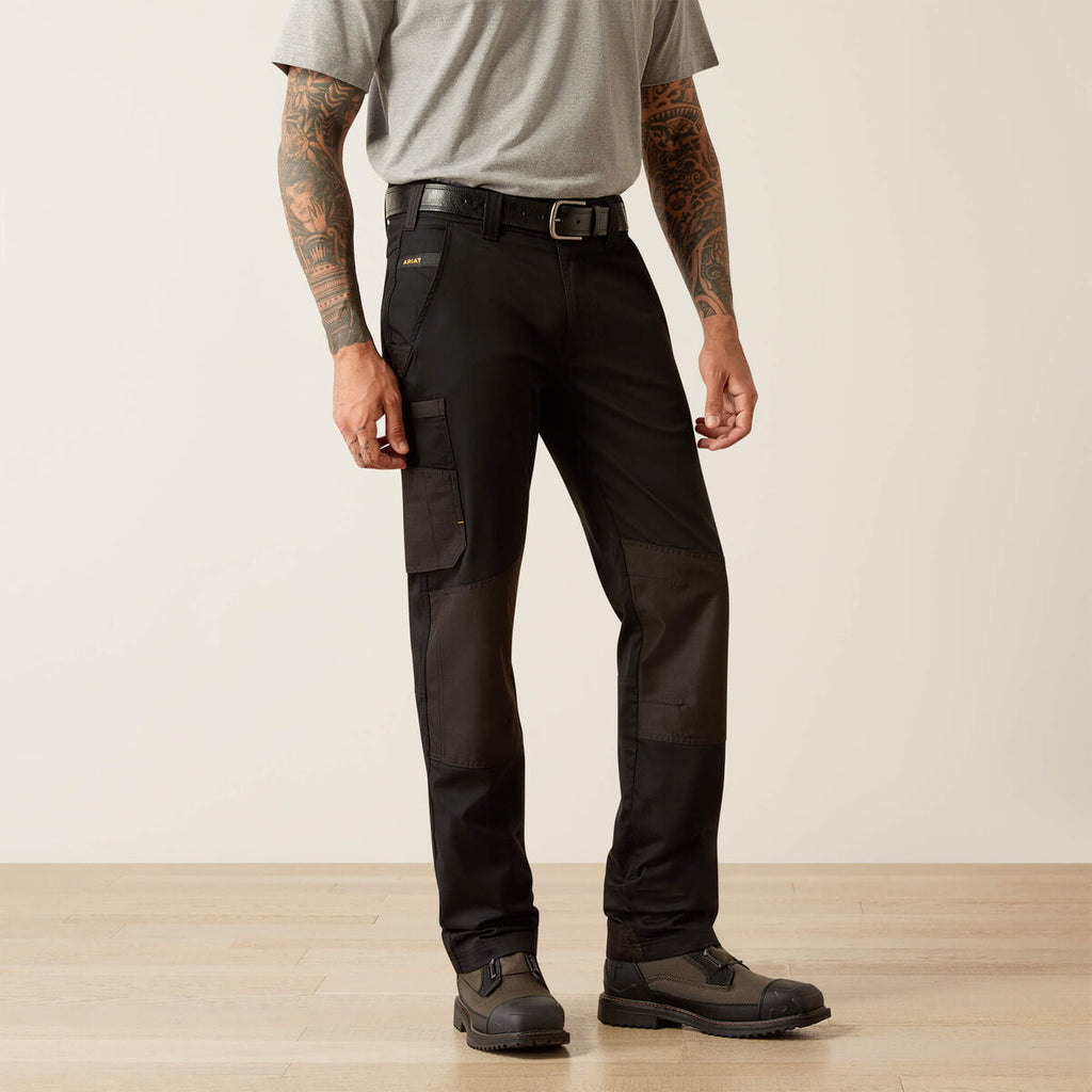 Ariat Rebar M8 Modern DuraStretch Cargo Pant — Black, manufacturer product image