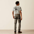Ariat Rebar M8 Modern DuraStretch Cargo Pant — Fox Hunter, manufacturer back view