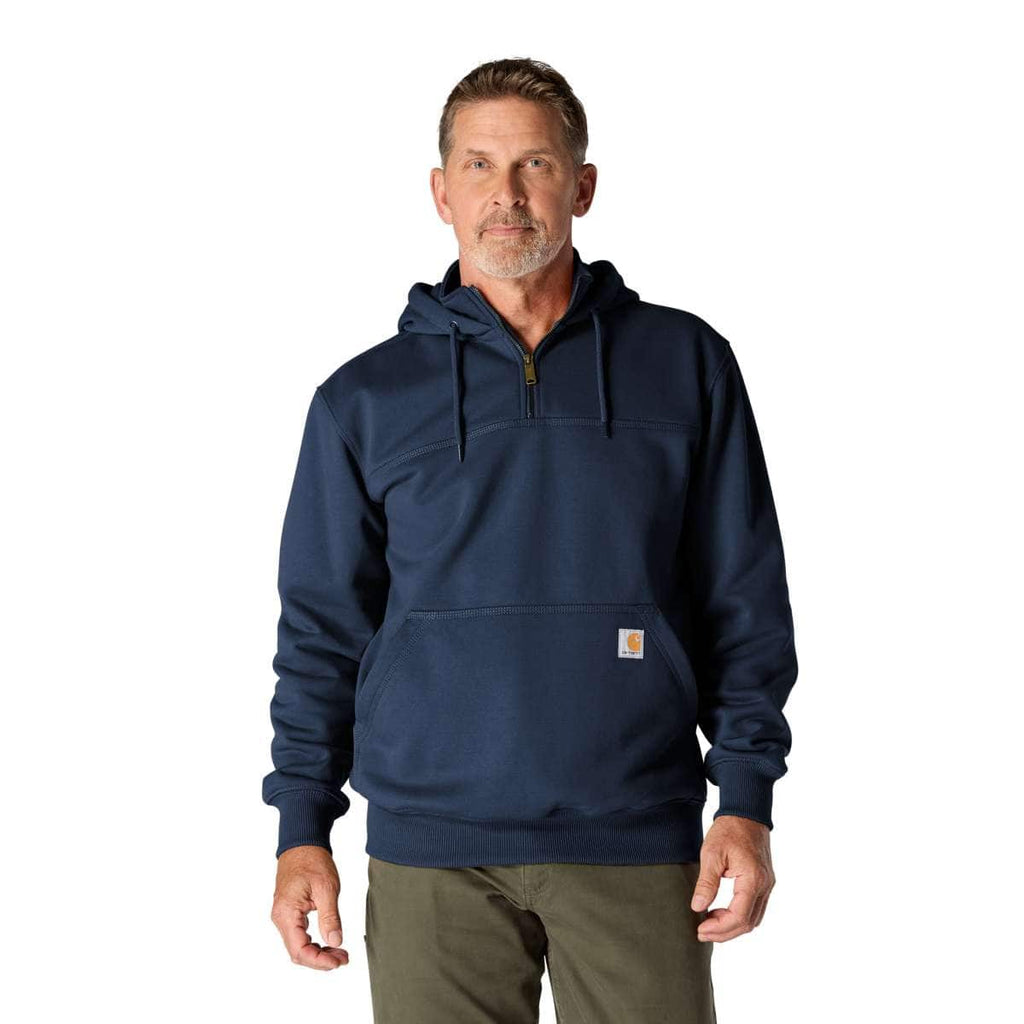 Carhartt Rain Defender Loose Fit Heavyweight Quarter-Zip Sweatshirt — 472-Navy, manufacturer product photo