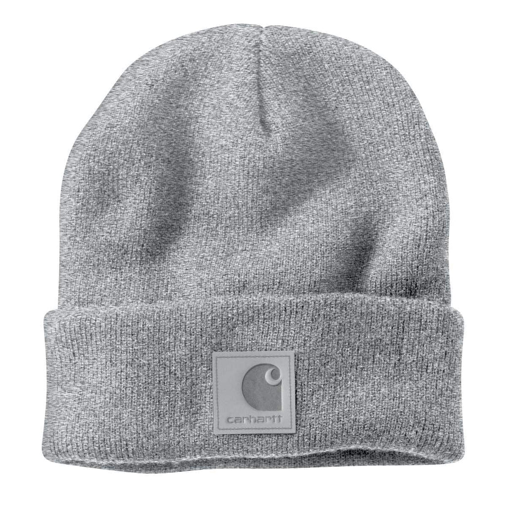 Carhartt Tonal Patch Beanie — EC5-Heather Gray/Gray, manufacturer product photo