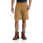 Carhartt Rugged Flex® Relaxed Fit Canvas Work Short — Hickory-918, manufacturer product photo