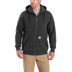 Carhartt Rockland Sherpa Lined Hooded Sweatshirt — 026-Carbon Heather, manufacturer product photo