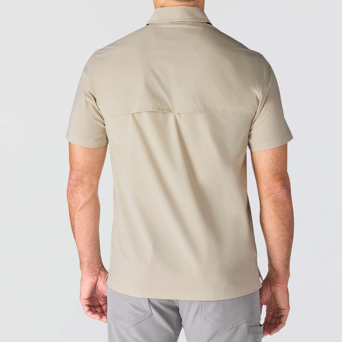 Carhartt Force Sun Defender™ Relaxed Fit Lightweight Short-Sleeve Shirt — EC0-Cobblestone, additional manufacturer view