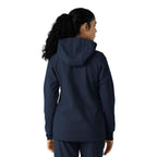 Carhartt Women's Bonded Fleece Scrub Hoodie — Navy, additional manufacturer view