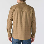 Carhartt Montana Rugged Flex™ Relaxed Fit Lightweight Long-Sleeve Snap-Front Plaid Shirt 26' — BF0- Night Fatigue Geo Print, additional manufacturer view
