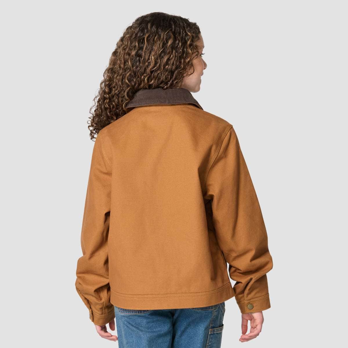 Carhartt Kids Detroit Jacket — D15-Carhartt Brown, back