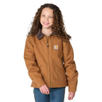Carhartt Kids Detroit Jacket — D15-Carhartt Brown, product photograph