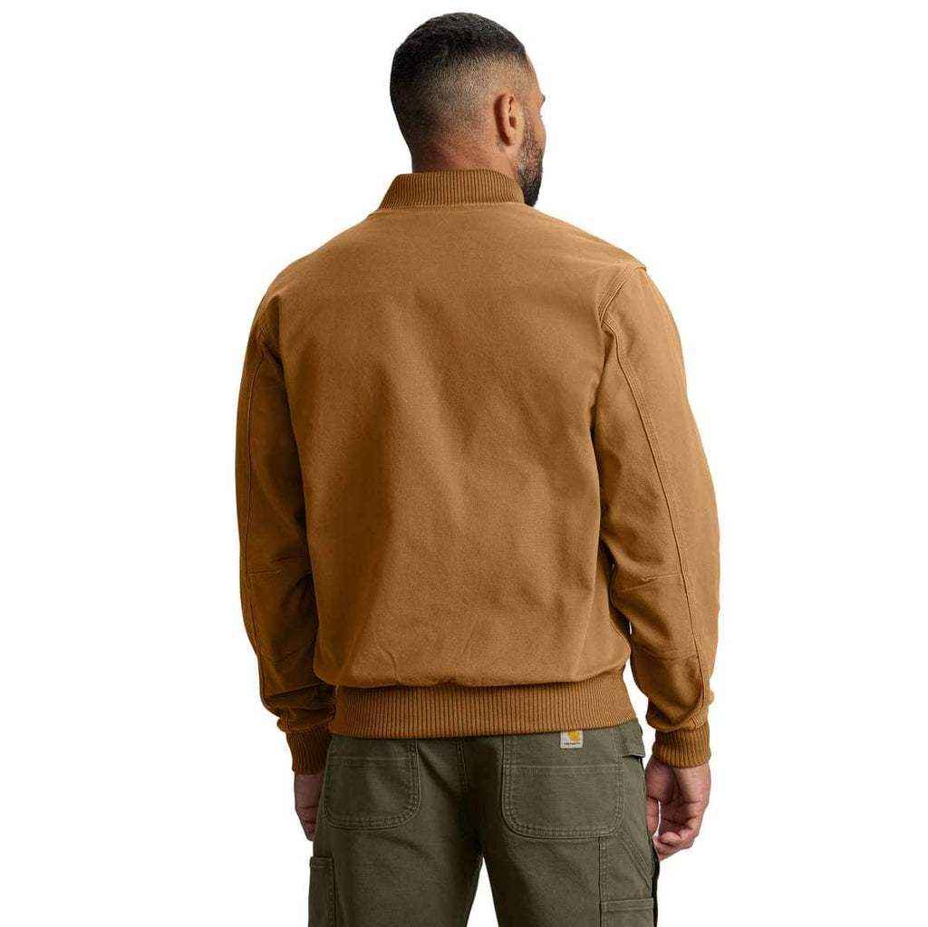 Carhartt Rugged Flex® Duck Relaxed Fit Bomber Jacket — Carhartt Brown, additional manufacturer view