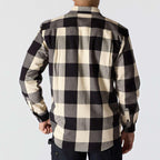 Carhartt Loose Fit Heavyweight Flannel Long-Sleeve Plaid Shirt — A16-Oat Milk, additional manufacturer view