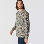 Carhartt Relaxed Fit Heavyweight Long-Sleeve Pocket Camo Logo Graphic T-Shirt — GM5-Khaki Vintage Camo, additional manufacturer view