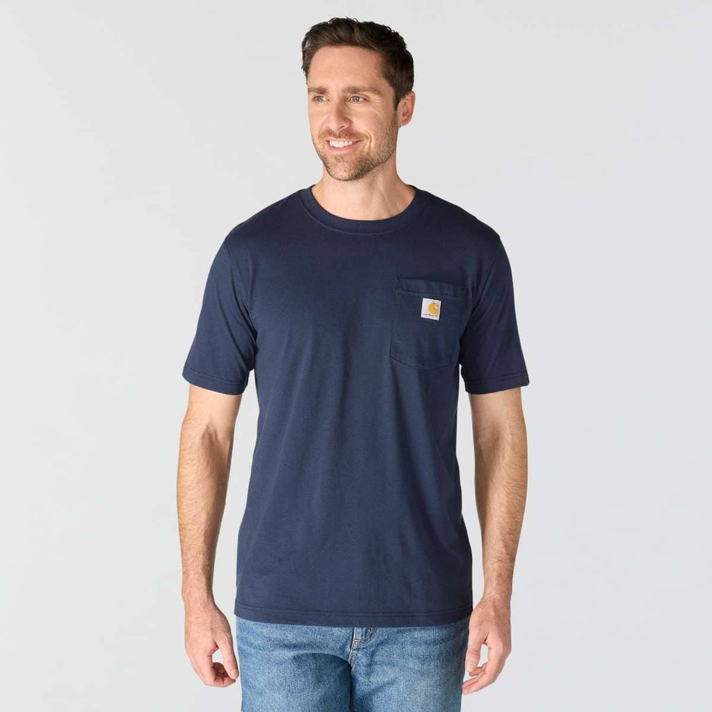 Carhartt Irvine Relaxed C Logo T-Shirt — I26-Navy, additional manufacturer view