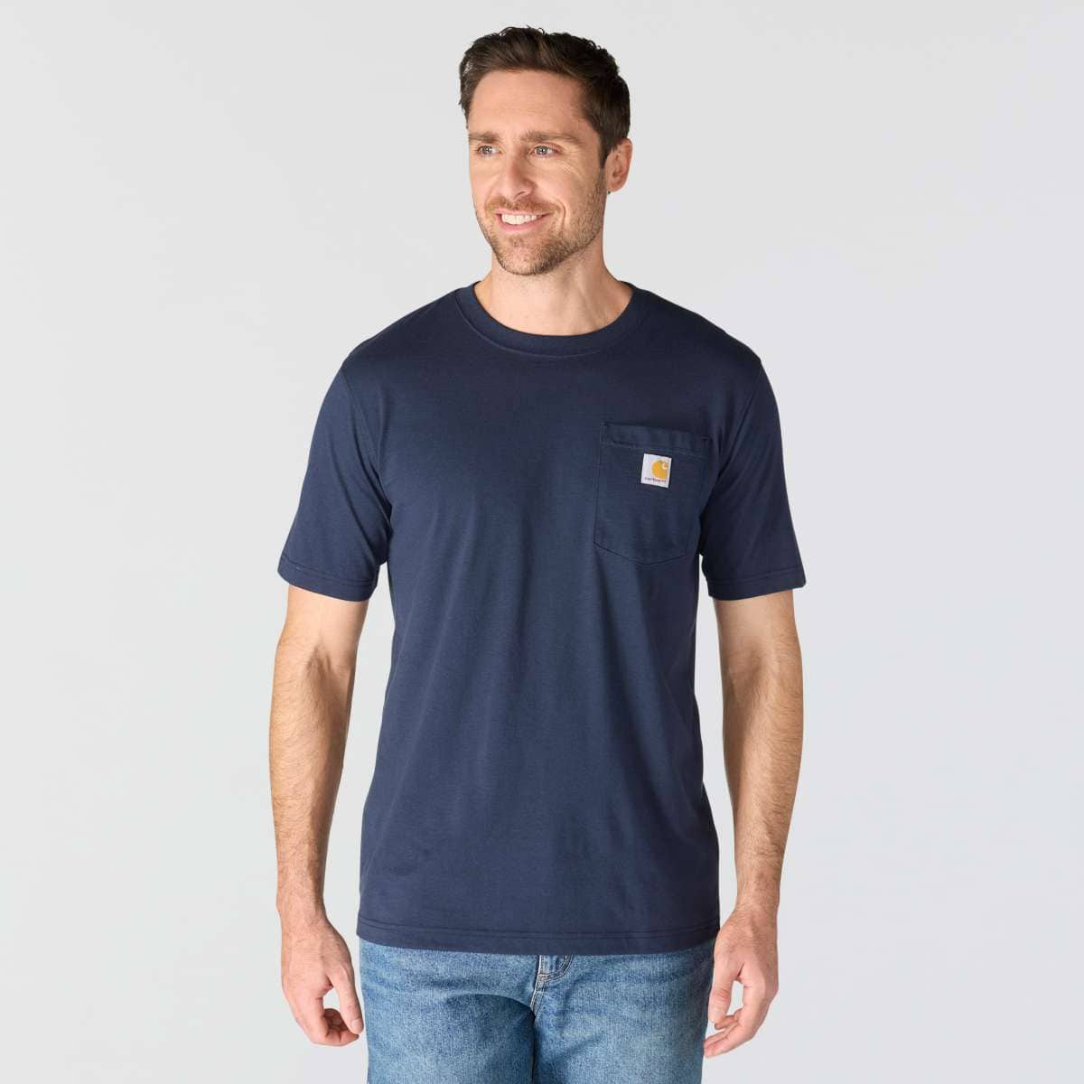 Carhartt Irvine Relaxed C Logo T-Shirt — I26-Navy, additional manufacturer view