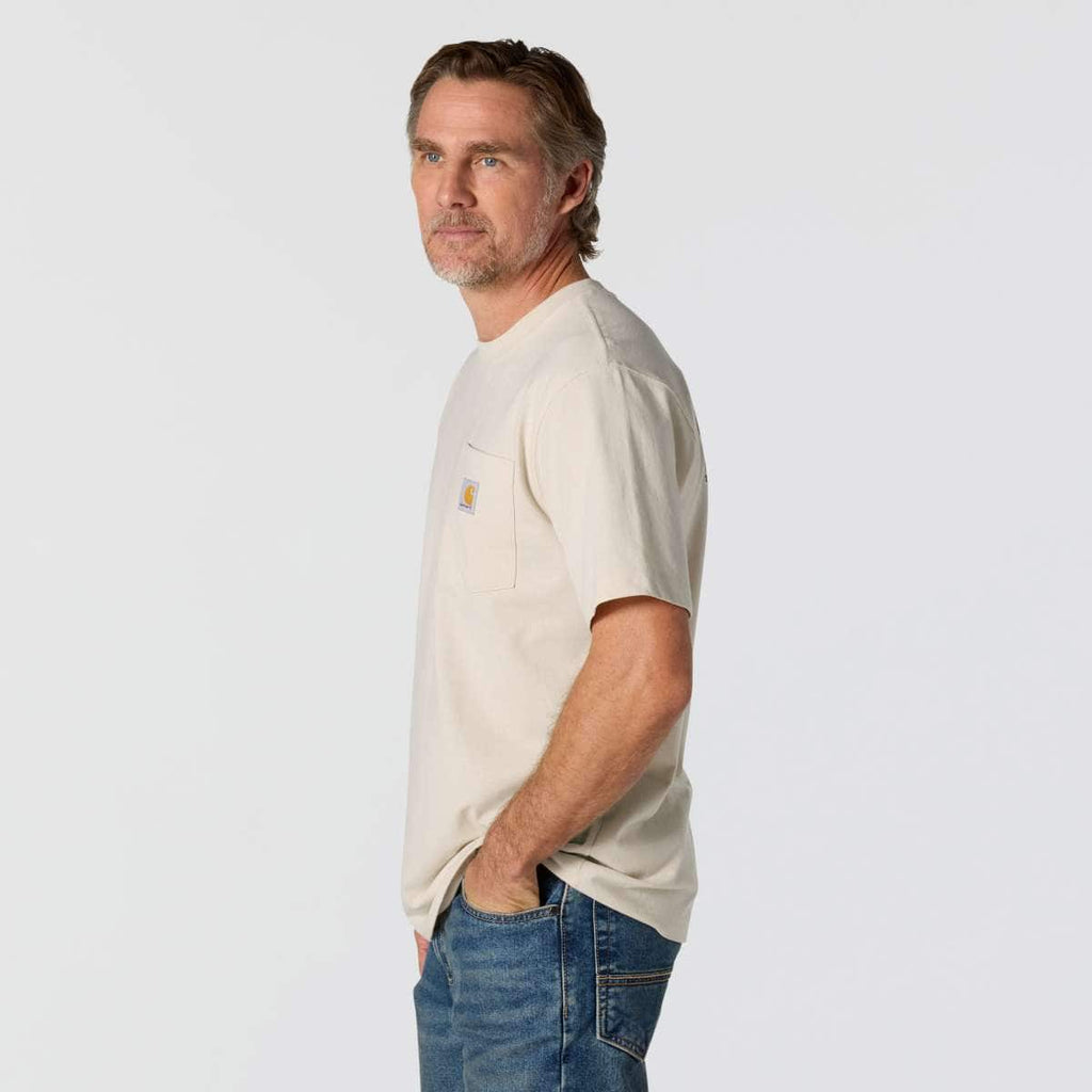 Carhartt Irvine Relaxed Hardworking T-Shirt — A16-Oat Milk, additional manufacturer view