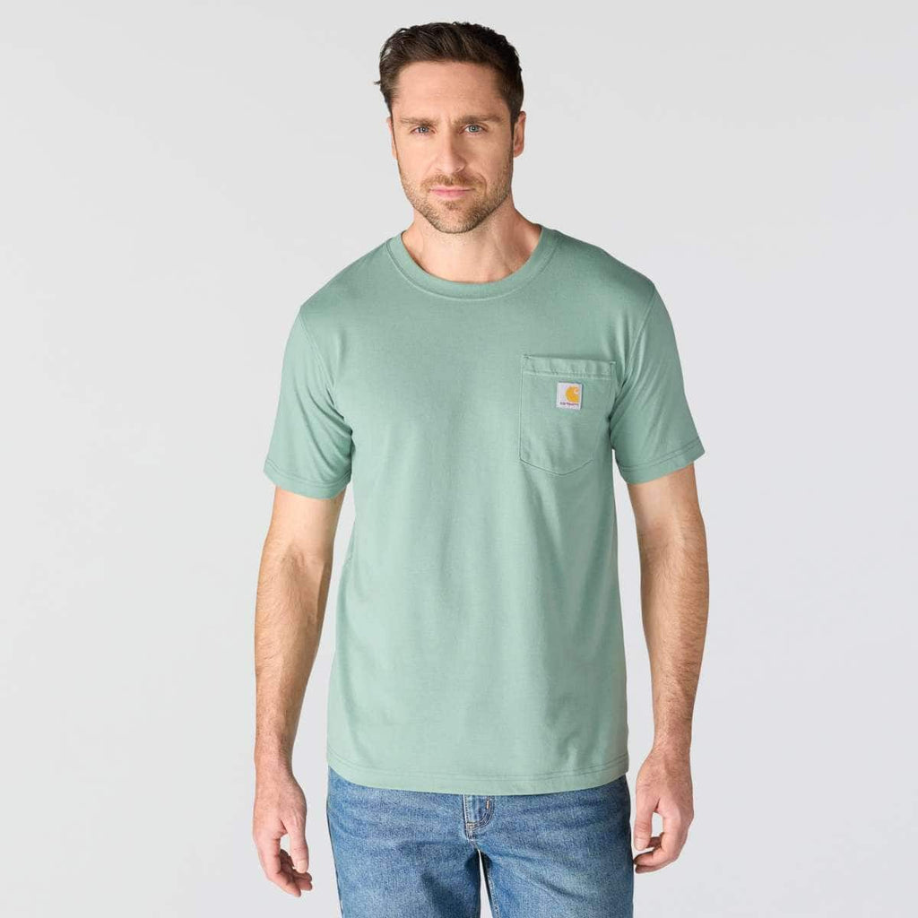 Carhartt Irvine Relaxed Frontiers T-Shirt — Green Slate, additional manufacturer view
