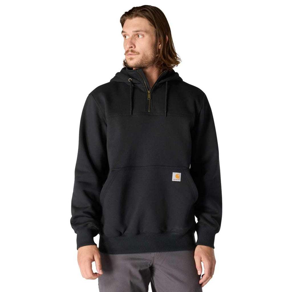 Carhartt Rain Defender Loose Fit Heavyweight Quarter-Zip Sweatshirt — 001-Black, additional manufacturer view