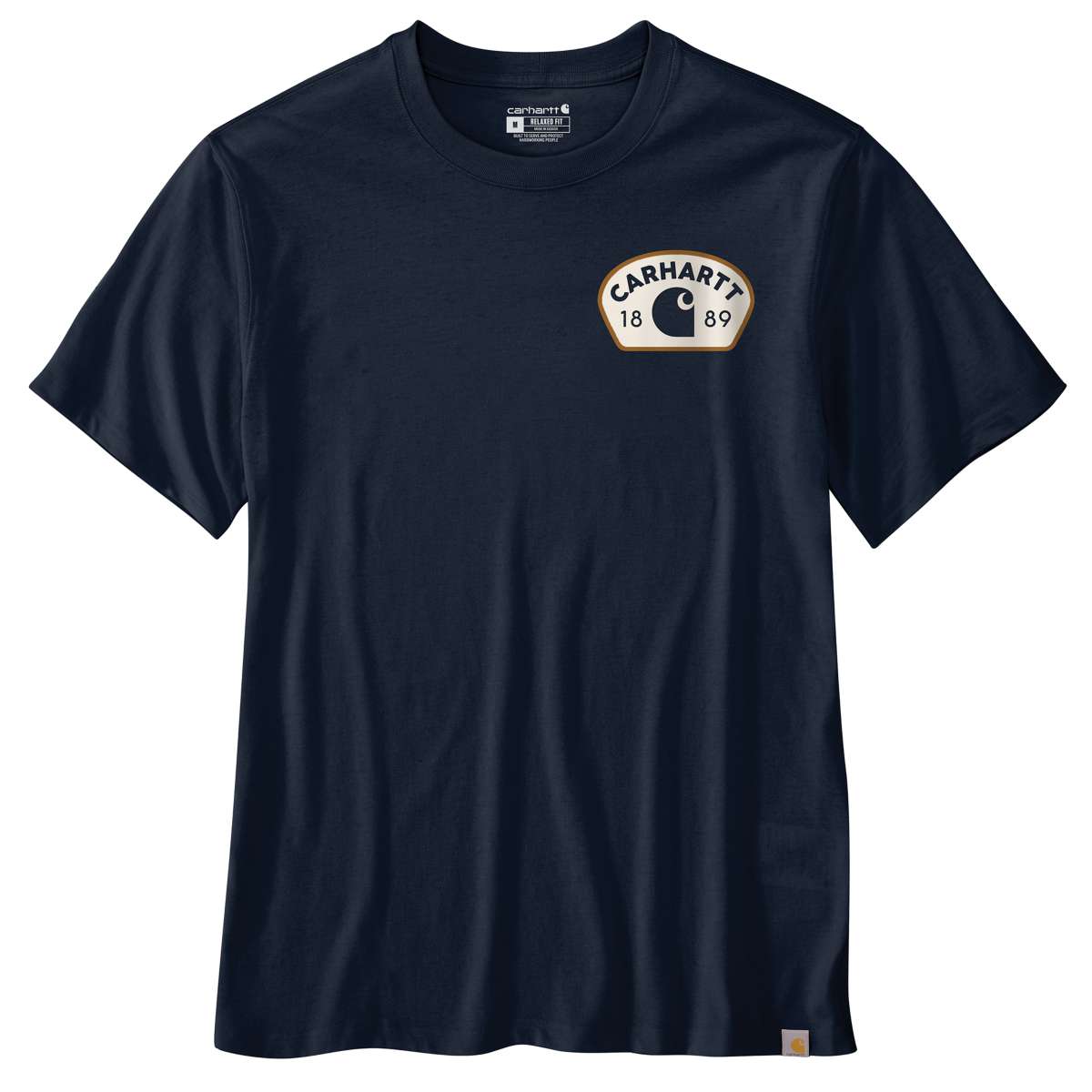 Carhartt Relaxed Fit Lightweight Short-Sleeve 1889 Graphic T-Shirt — I26-Navy, additional manufacturer view