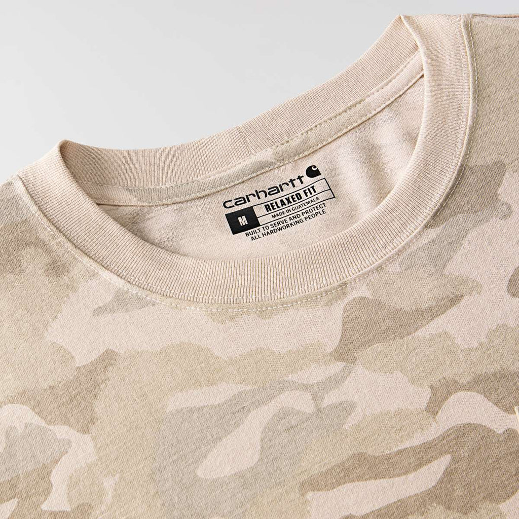 Carhartt Irvine Relaxed Camo T-Shirt — A51-Fossil Tan Camo, additional manufacturer view