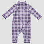 Carhartt Kids Zip-Front Micro Fleece Printed Coverall — L196-Thistle, back