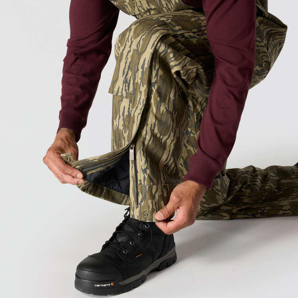 Carhartt Rugged Flex Duck Loose Fit Insulated Camo Bib Overall — Mossy Oak Bottomland Camo, additional manufacturer view