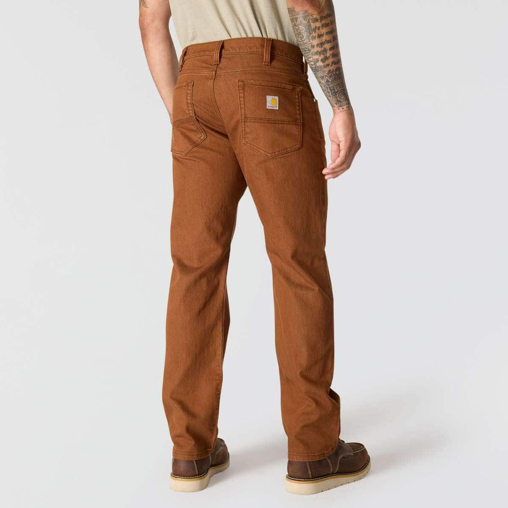 Carhartt Relaxed Straight Rugged Flex® Dyed Jean — Red Duck-RDK, additional manufacturer view