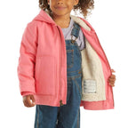 Carhartt Kids Infant Canvas Active Jacket — Med Pink-P391, lining detail