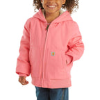 Carhartt Kids Infant Canvas Active Jacket — Med Pink-P391, product photograph