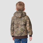 Carhartt Kids Canvas Insulated Hooded Camo Jacket Toddler — CR27-Mossy Oak Country DNA, back